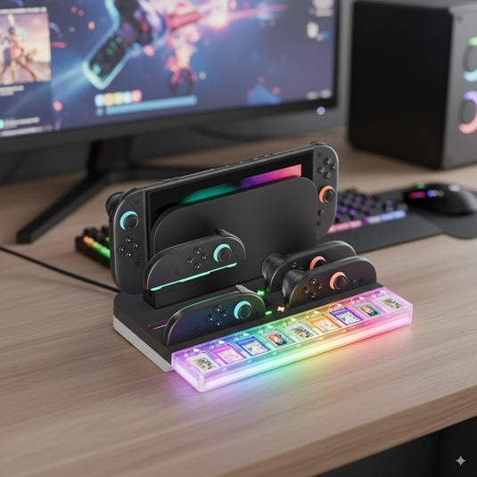 Station de Chargement & Rangement pour Joy-Con v2 & Nintendo Switch 2