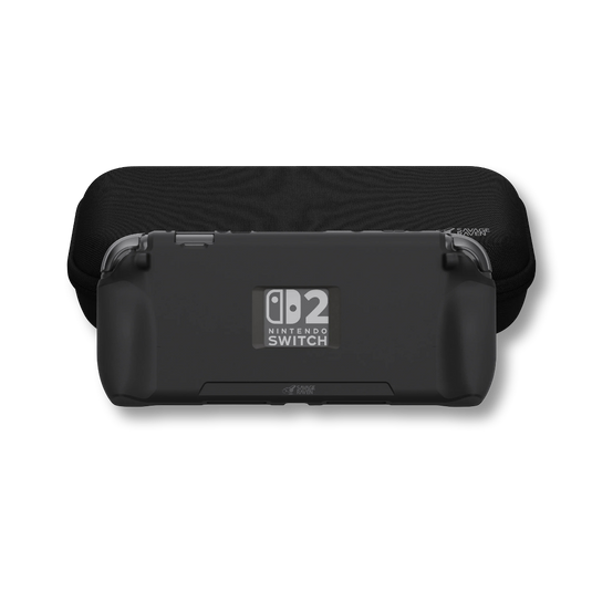 Savage Raven – Coque Ergonomique Flex StandGrip et Étui de Transport M pour Nintendo Switch 2 (Offre Groupée)